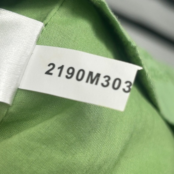 Antonio Melani Floral Eyelet Fit and Flare Dress Green 8 - Picture 9 of 10